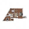 Colesville Towers Apartments 2 bedroom floorplan 1162 sq ft